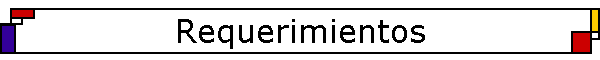 Requerimientos